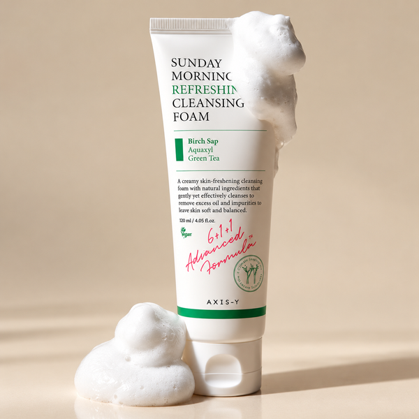 Axis-Y Sunday Morning Refreshing Cleansing Foam (Ніжна пінка для вмивання), 120 мл 8809634610096 фото