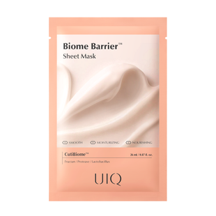 UIQ Biome Barrier Sheet Mask (Зволожувальна тканинна маска), 26 мл 8809771750082 фото