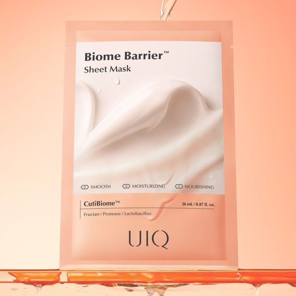UIQ Biome Barrier Sheet Mask (Зволожувальна тканинна маска), 26 мл 8809771750082 фото
