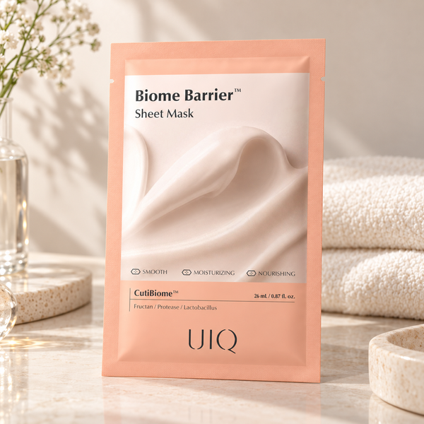UIQ Biome Barrier Sheet Mask (Зволожувальна тканинна маска), 26 мл 8809771750082 фото