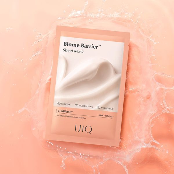 UIQ Biome Barrier Sheet Mask (Зволожувальна тканинна маска), 26 мл 8809771750082 фото