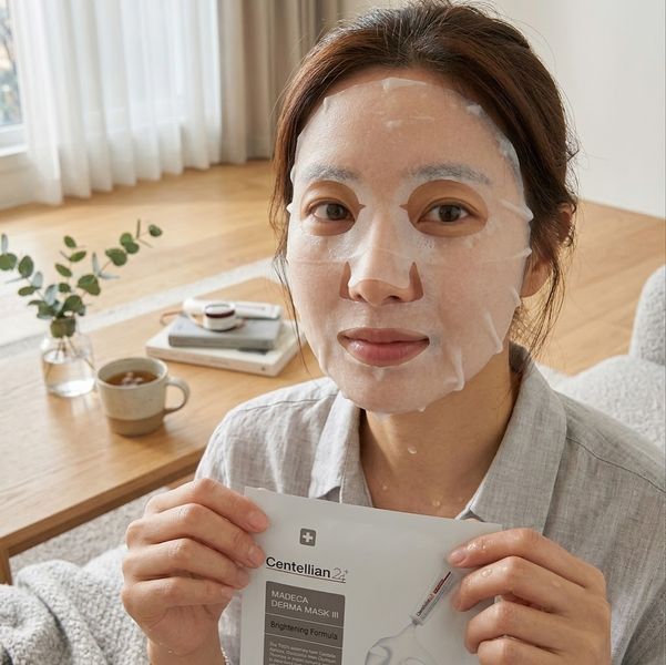Centellian24 Madeca Derma Mask III (Інтенсивна освітлююча тканинна маска), 23 мл 8806109107495 фото