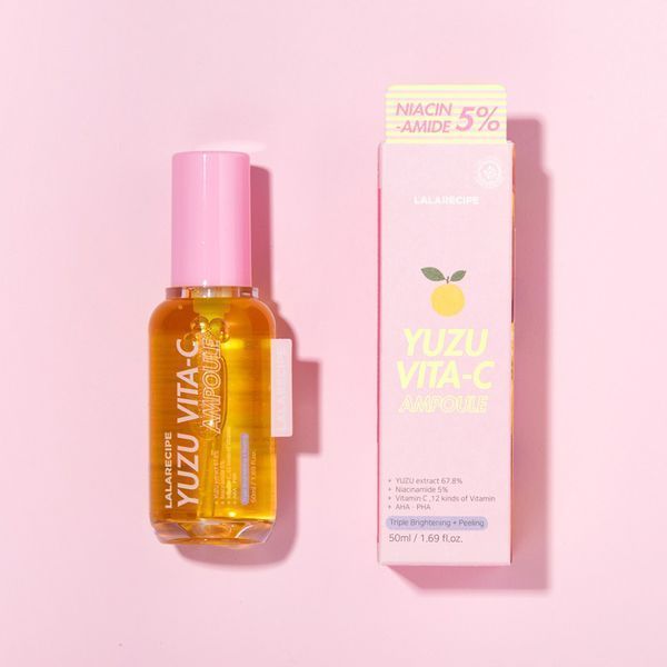 Lalarecipe Yuzu Vita C Ampoule (Освітлююча сироватка з ніацинамідом 5% і екстрактом юдзу), 50 мл 8809638307466 фото