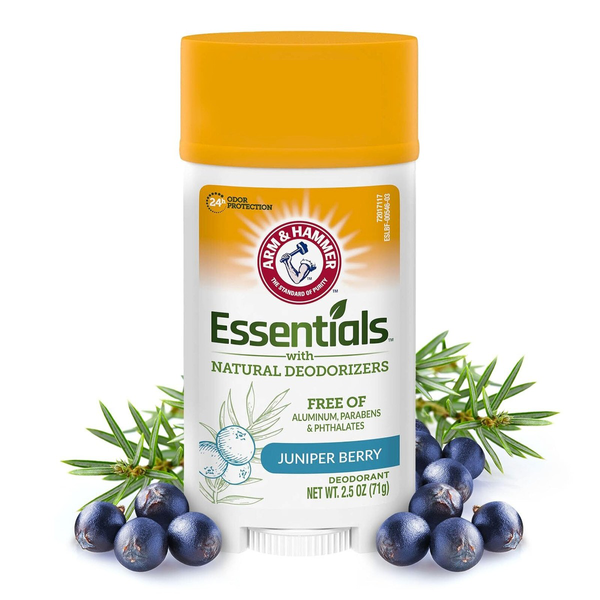 Arm & Hammer Essentials with Natural Deodorizers, Juniper Berry (Дезодорант натуральний, ягода), 71 г 033200005469 фото