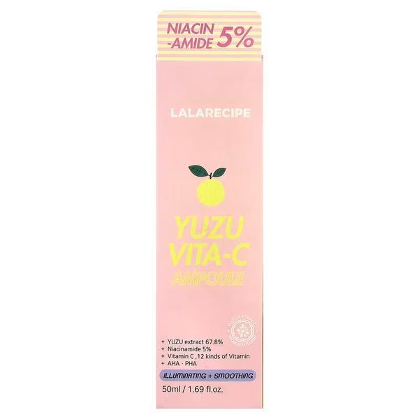 Lalarecipe Yuzu Vita C Ampoule (Освітлююча сироватка з ніацинамідом 5% і екстрактом юдзу), 50 мл 8809638307466 фото