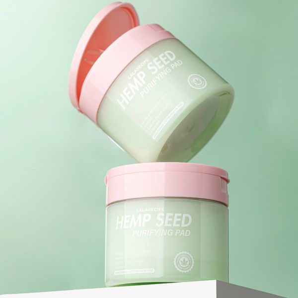 Lalarecipe Hempseed Purifying Pad (Очищуючі тонер-пади з коноплею для чутливої і проблемної шкіри), 70 шт 8809675771893 фото