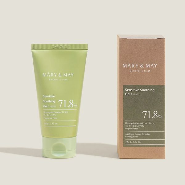 Mary and May Sensitive Soothing Gel Blemish Cream (Заспокійливий гель-крем), 100 г 8809670682576 фото