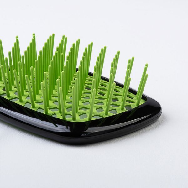 Janeke Superbrush Black Green (Гребінець для волосся чорний з зеленим), 1 шт 8006060573180 фото