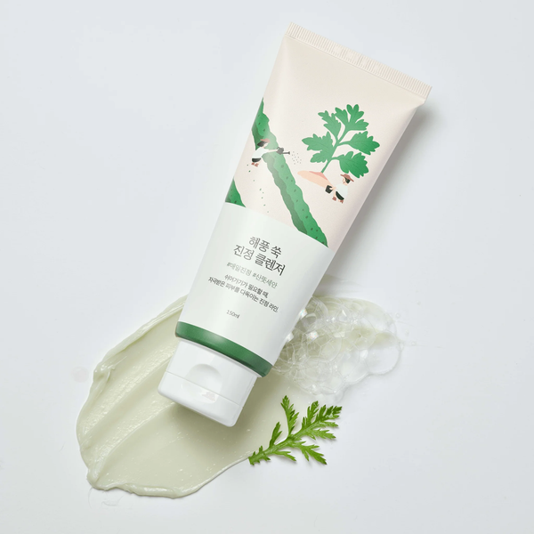 Round Lab Mugwort Calming Cleanser (Заспокійлива пінка з полином), 150 мл 8809738593080 фото