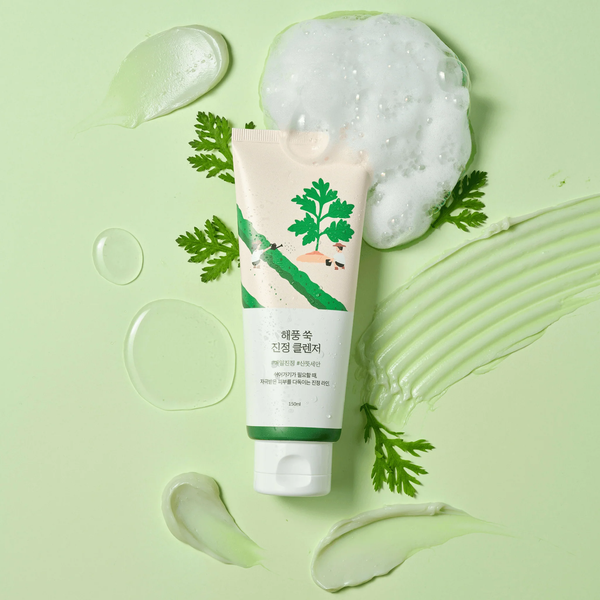 Round Lab Mugwort Calming Cleanser (Заспокійлива пінка з полином), 150 мл 8809738593080 фото