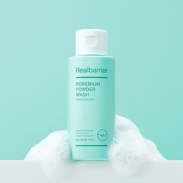 Real Barrier Porebium Powder Wash (Ензимна пудра для глибокого очищення), 50 г 8809723789573 фото