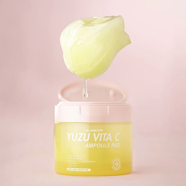 Lalarecipe Yuzu Vita C Ampoule Pad (Освітлюючі пади з екстрактом юдзу та вітаміном С), 80 шт 8809675771909 фото
