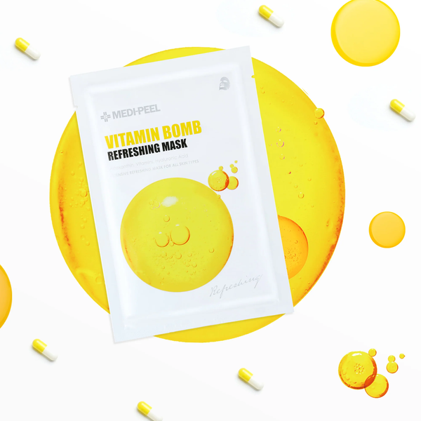 Medi-Peel Vitamin Bomb Refreshing Mask (Тонізуюча тканинна маска), 25 мл 8809409345390 фото