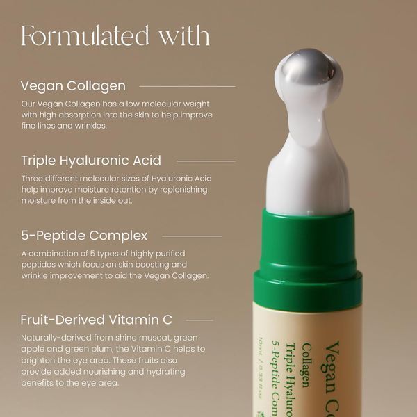 Axis-Y Vegan Collagen Eye Serum (Сироватка для шкіри навколо очей), 10 мл 8809634610881 фото