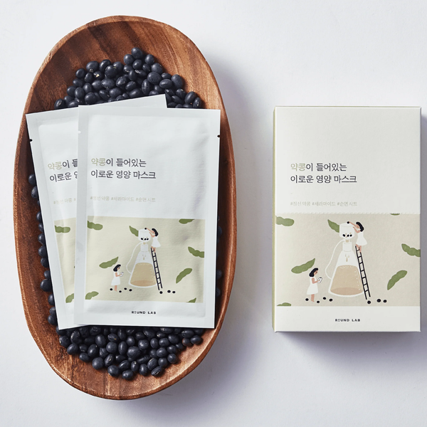 Round Lab Soybean Nourishing Mask Sheet (Поживна тканинна маска з екстрактом чорних соєвих бобів), 27 мл 8809624723089 фото