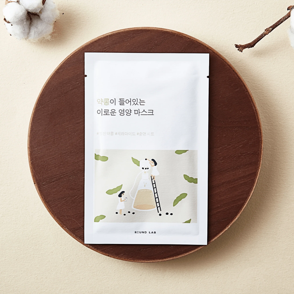 Round Lab Soybean Nourishing Mask Sheet (Поживна тканинна маска з екстрактом чорних соєвих бобів), 27 мл 8809624723089 фото