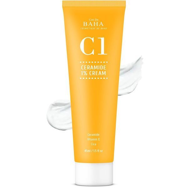 Cos De BAHA Ceramide 1% + Niacinamide Cream (Крем для обличчя з керамідами), 45 мл 8809240319239 фото
