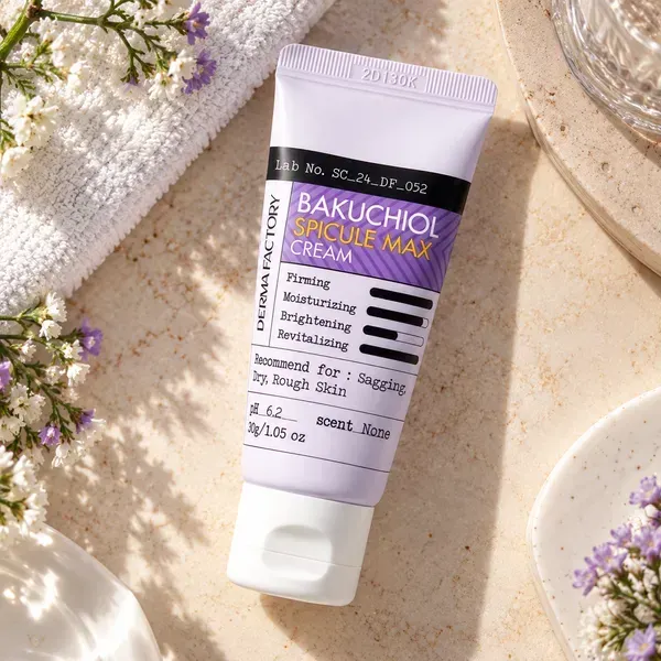 Derma Factory Bakuchiol Spicule Max Cream — баночка крему зі спікулами й бакучіолом