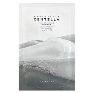 SKIN1004 Madagascar Centella Tone Brightening Glow Mask (Тканинна маска для вирівнювання тону), 25 мл 8809913830931 фото