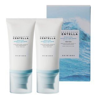 SKIN1004 Madagascar Centella Hyalu-Cica Water-Fit Sun Serum SPF50+ Twin Pack (Набір сонцезахисних кремів 2x50мл), 1 шт 8809913830122 фото