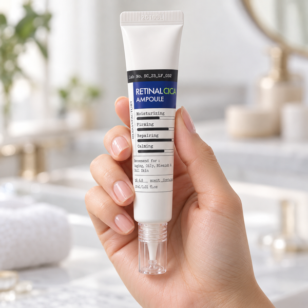 Derma Factory Retinal Cica Ampoule (Зміцнююча сироватка з ретиналем та центелою), 30 г 8809331313825 фото