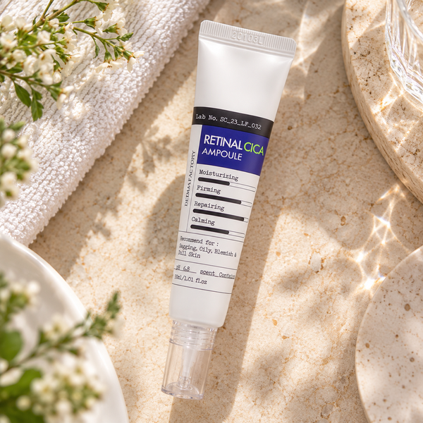 Derma Factory Retinal Cica Ampoule (Зміцнююча сироватка з ретиналем та центелою), 30 г 8809331313825 фото
