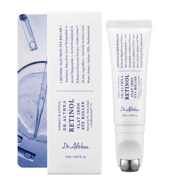 Dr.Althea Retinol Flat Iron Eye Roller (Крем під очі з ретинолом і пептидами), 25 мл 8809447256658 фото