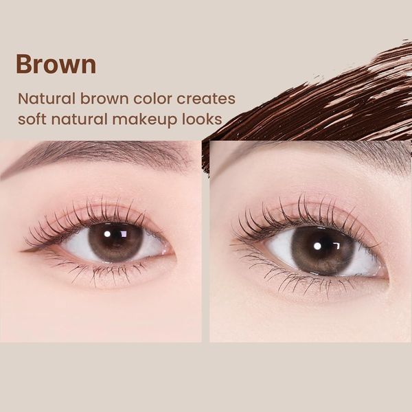 Heimish Dailism Smudge Stop Mascara Curling Brown (Коричнева&nbsp;туш для вій), 9 г 8809481762429 фото
