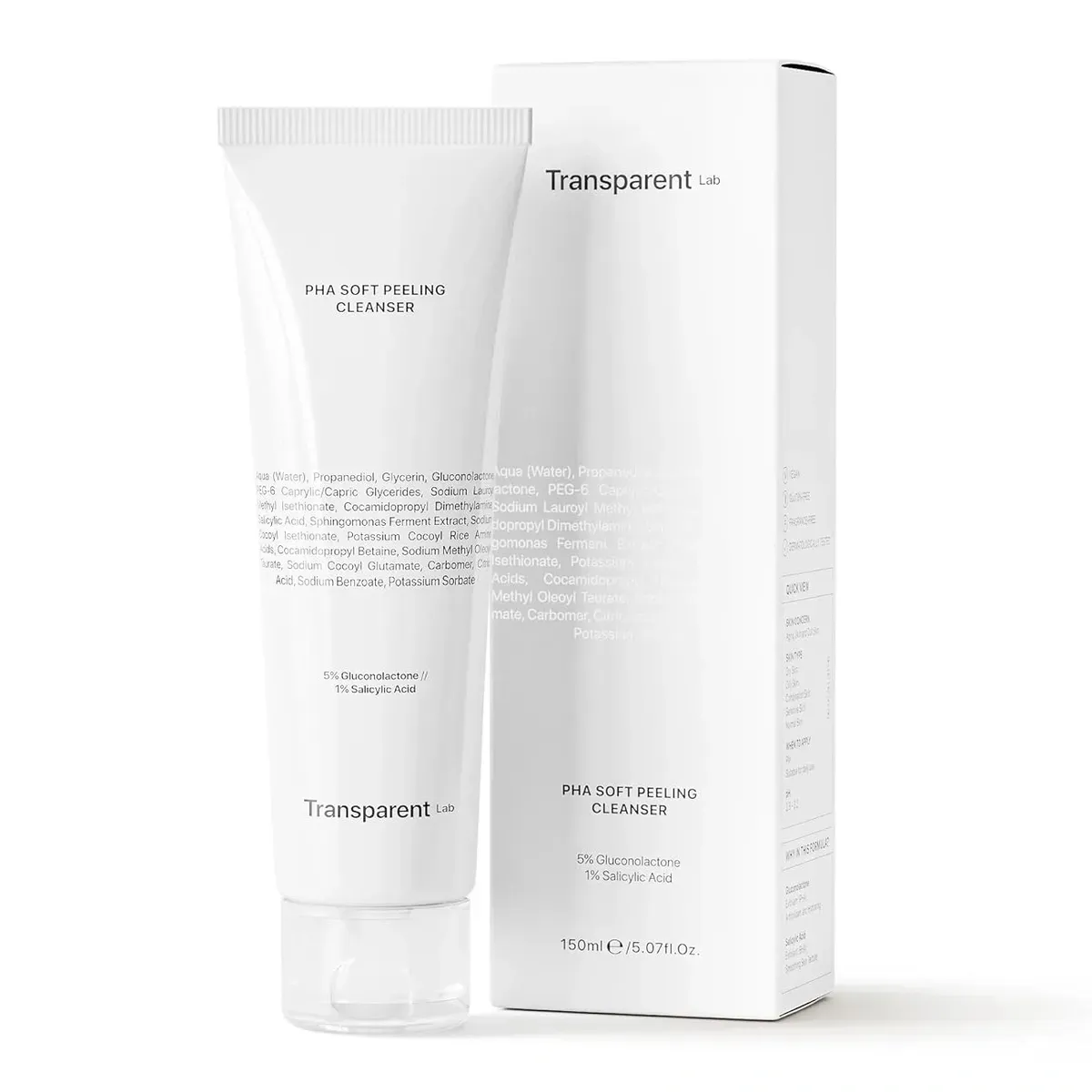 Transparent Lab PHA Soft Peeling Cleanser