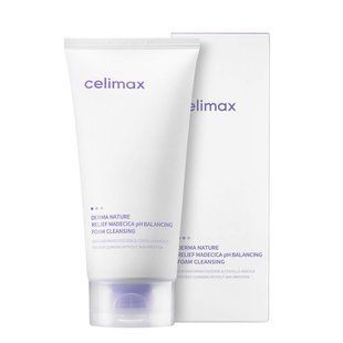 Celimax Derma Nature Relief Madecica pH Balancing Foam Cleansing (Заспокійлива пінка для вмивання), 150 мл 8809975194439 фото