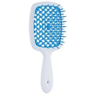 Janeke Superbrush The Original (Гребінець для волосся, білий з синім), 1 шт 8006060599630 фото
