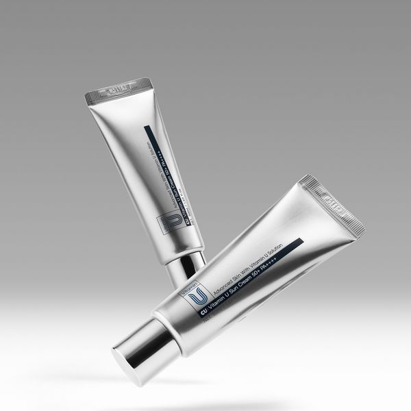 CU SKIN Vitamin U Sun Cream SPF 50+ (Сонцезахисний крем з вітаміном U та пептидами), 50 мл 8809207224095 фото