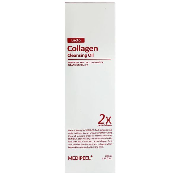 Medi-Peel Red Lacto Collagen Cleansing Oil&nbsp;2.0 (Гідрофільна олія з пробіотиками та колагеном), 200 мл 8809941821734 фото