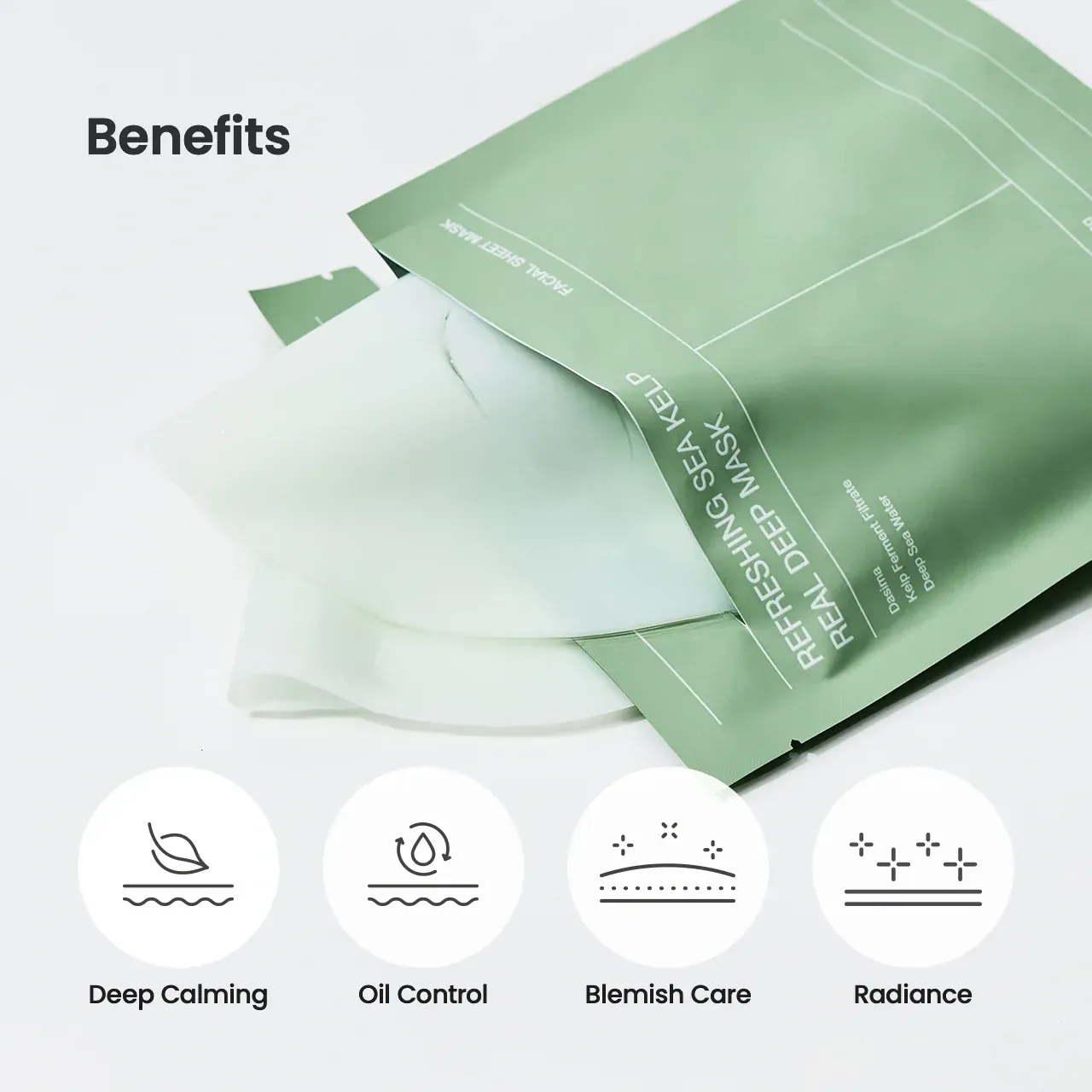 Biodance Refreshing Sea Kelp Real Deep Mask — гідрогелева маска