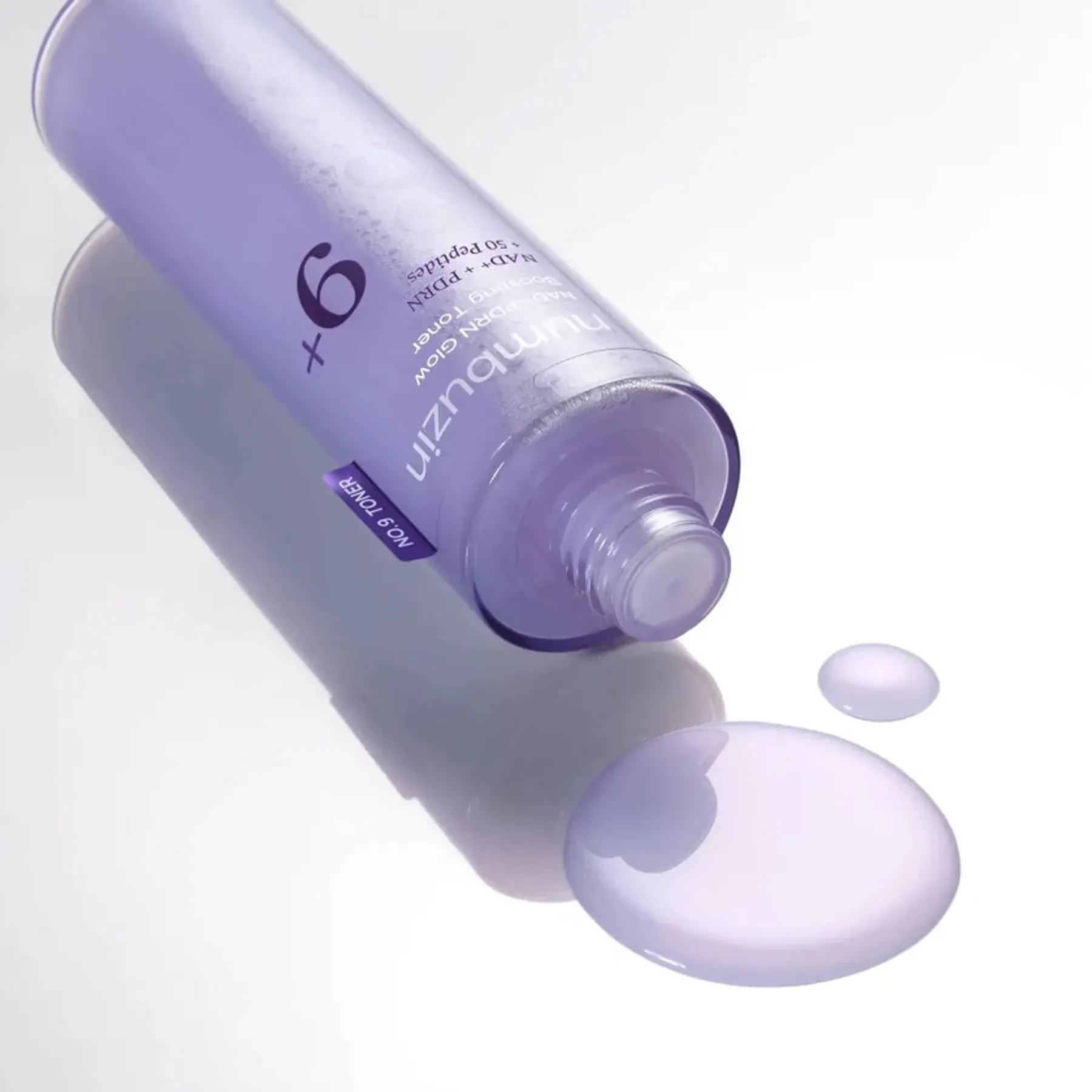 Numbuzin No.9 PDRN Glow Boosting Toner — флакон і текстура