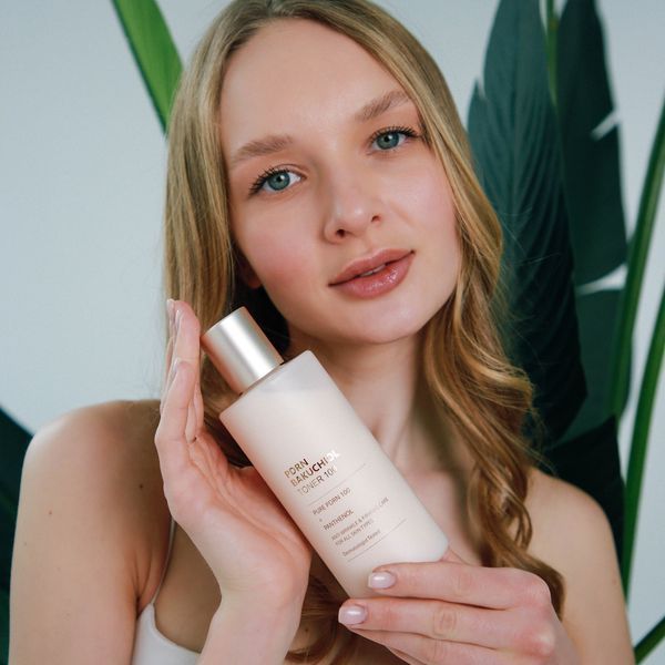 CU SKIN Dr.Solution PDRN Bakuchiol Toner 100 (Тонер для відновлення шкіри з PDRN та бакучіолом), 300 мл 8809207225207 фото