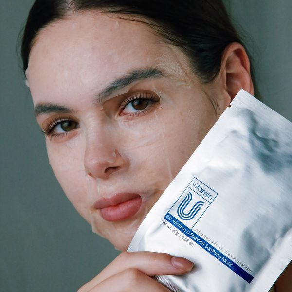 CU SKIN Vitamin U Essence Soothing Mask (Відновлююча маска з вітаміном U), 25 г 8809207220714 фото