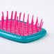 Janeke Superbrush Small Turquoise With Pink (Гребінець для волосся бірюзовий з рожевим), 1 шт 8006060650218 фото 3