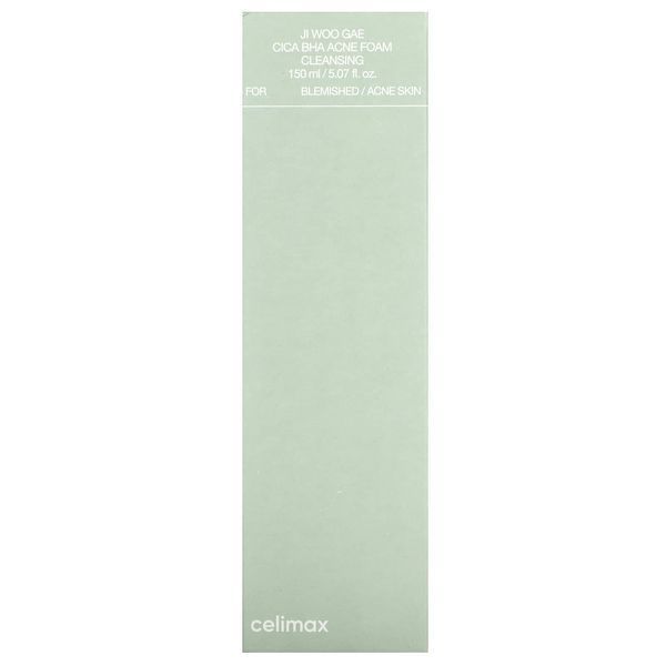 Celimax Ji Woo Gae Cica BHA Acne Foam Cleansing (Очищаюча пінка з BHA і центеллою), 150 мл 8809783324097 фото