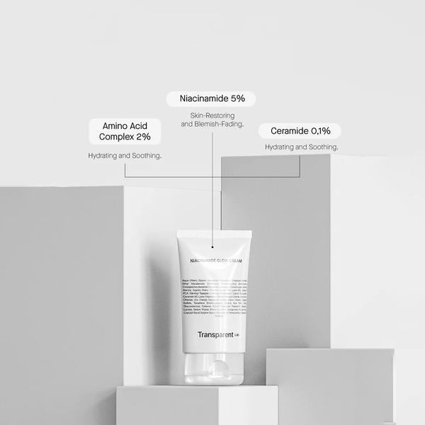 Transparent Lab Niacinamide Glow Cream (Крем для обличчя з ніацинамідом), 50 мл 8436585434183 фото