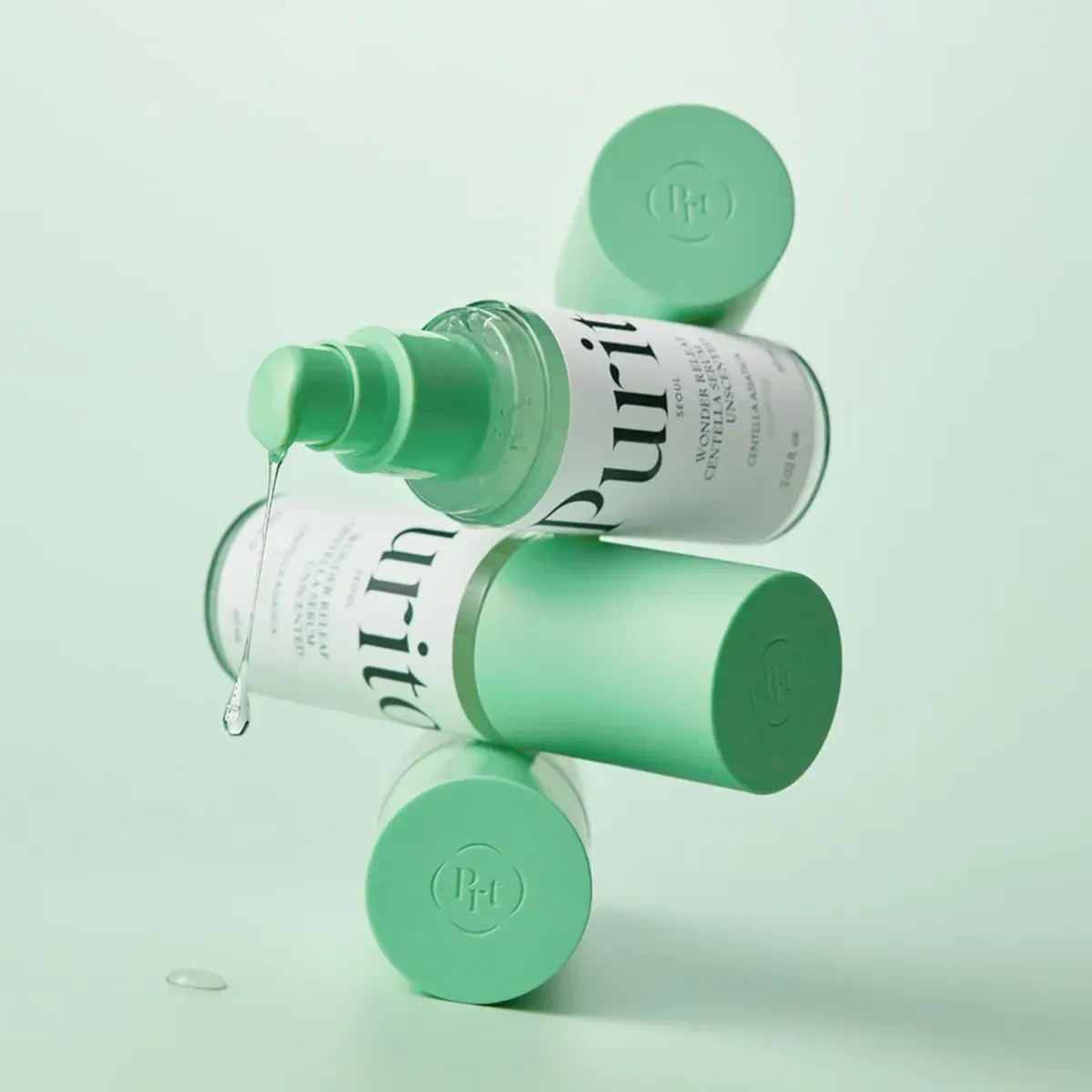 Purito Wonder Releaf Centella Serum Unscented — крапля сироватки