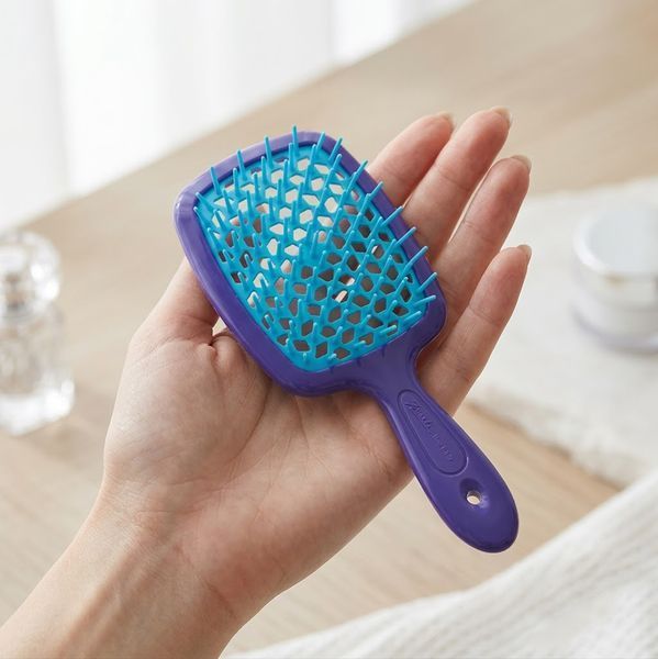 Janeke Superbrush Small (Гребінець для волосся, синій з блакитним), 1 шт 8006060654803 фото