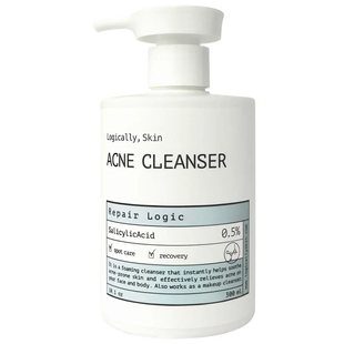 Logically, Skin ACNE Cleanser (Очищувальний засіб для шкіри обличчя та тіла з акне), 300 мл 8809645450216 фото