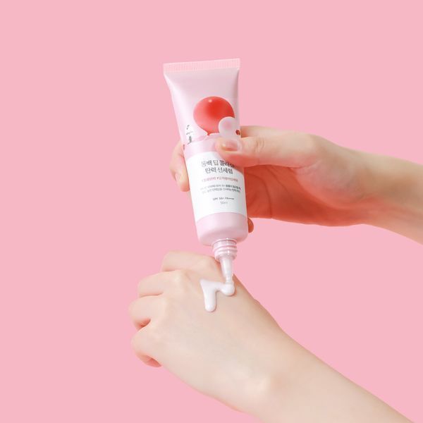 Round Lab Camellia Deep Collagen Firming Sun Serum (Сонцезахисна сироватка з колагеном), 50 мл 8809962542212 фото