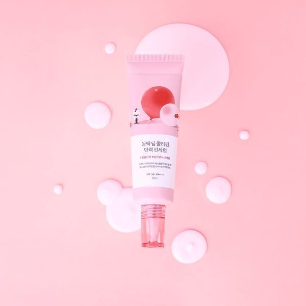 Round Lab Camellia Deep Collagen Firming Sun Serum (Сонцезахисна сироватка з колагеном), 50 мл 8809962542212 фото