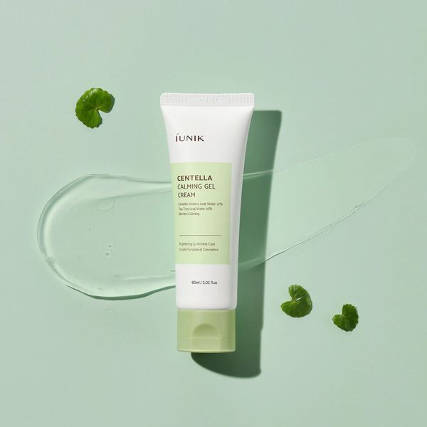 Iunik Centella Calming Gel Cream (Заспокійливий крем-гель для обличчя з центеллою), 60 мл 8809728080118 фото