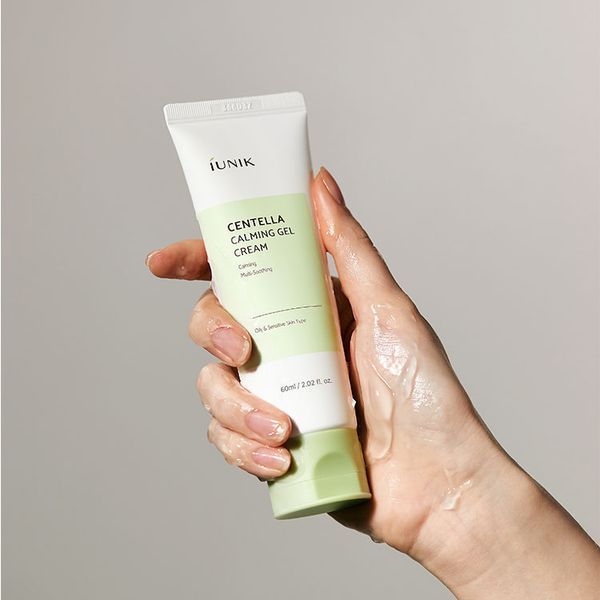 Iunik Centella Calming Gel Cream (Заспокійливий крем-гель для обличчя з центеллою), 60 мл 8809728080118 фото