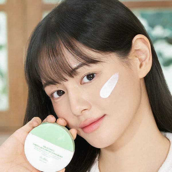 Dr.Althea Green Tea Fresh Sunscreen (Заспокійливий сонцезахисний крем), 45 мл 8809447255989 фото